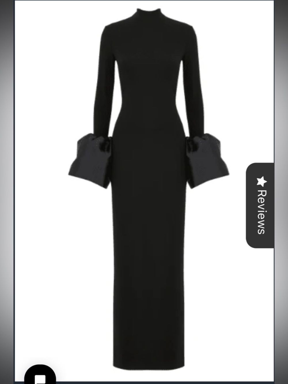 Black maxi bandage dress brand new never worn size small